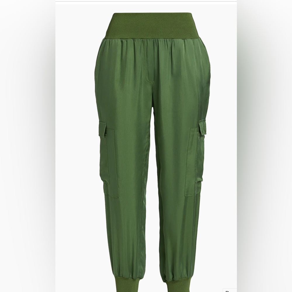 Cinq à Sept Giles Twill Cargo Joggers Sz Small